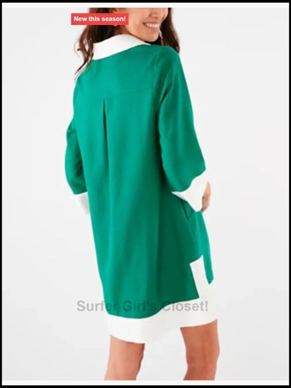 Swimsuit Coverup Dress with Pockets V Neck Mini Linen Beach Dress